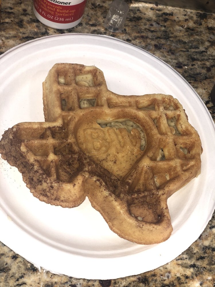 The Best Part Of This Place Was This Waffle And The - 