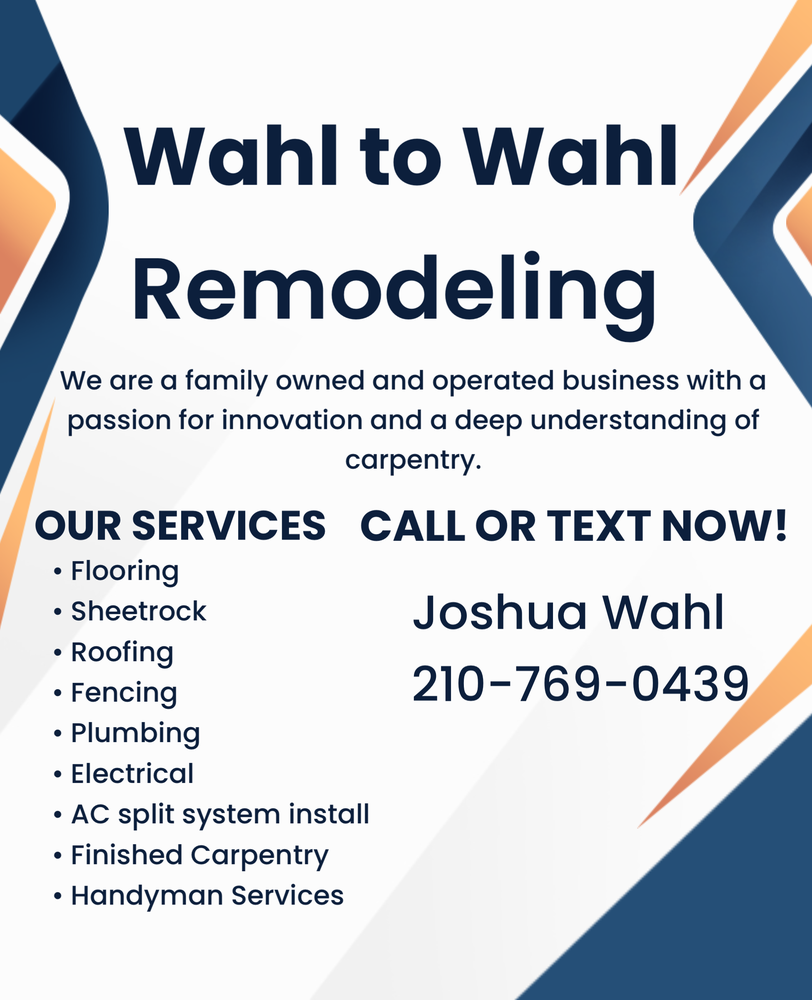 Wahl to Wahl Remodeling