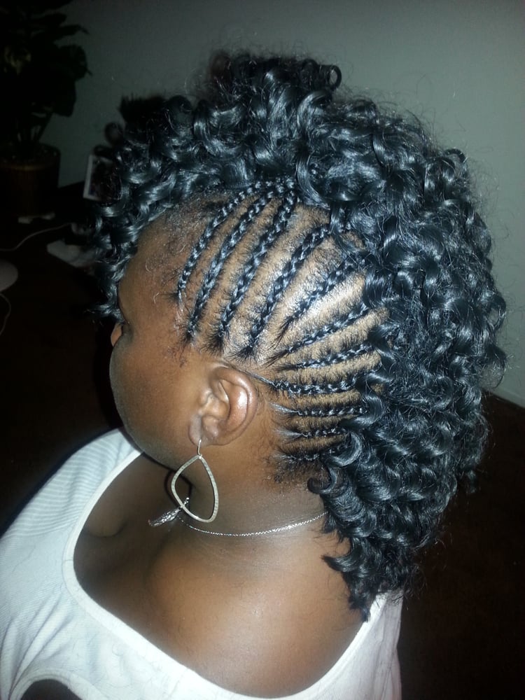 Mohawk Braid Style By Kesha Of Braids Fa Days Yelp