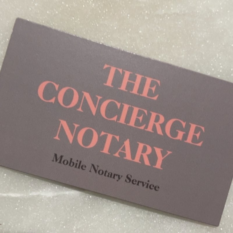 THE CONCIERGE NOTARY Notaries Charlotte, NC Phone Number Yelp
