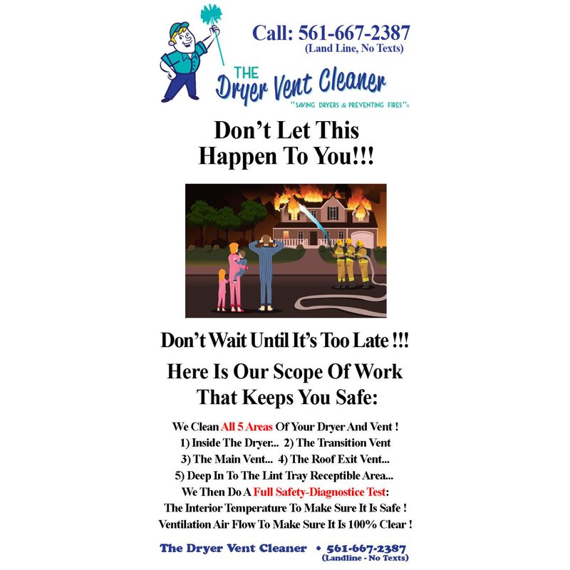 THE DRYER VENT CLEANER Boca Raton, FL Yelp