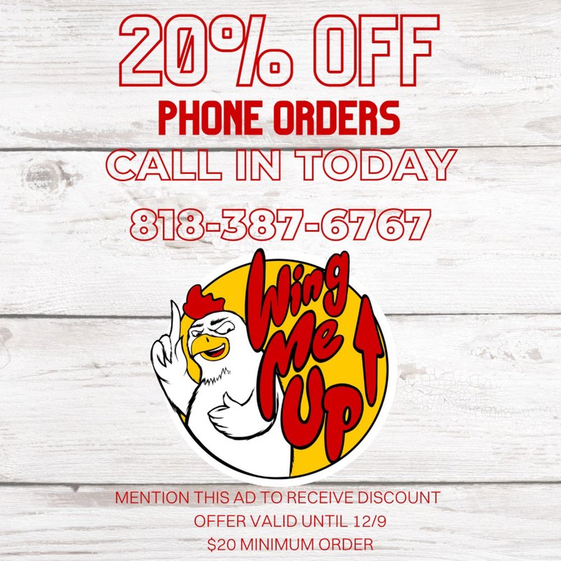 WING ME UP 49 Photos & 45 Reviews 6855 Van Nuys Blvd, San Fernando