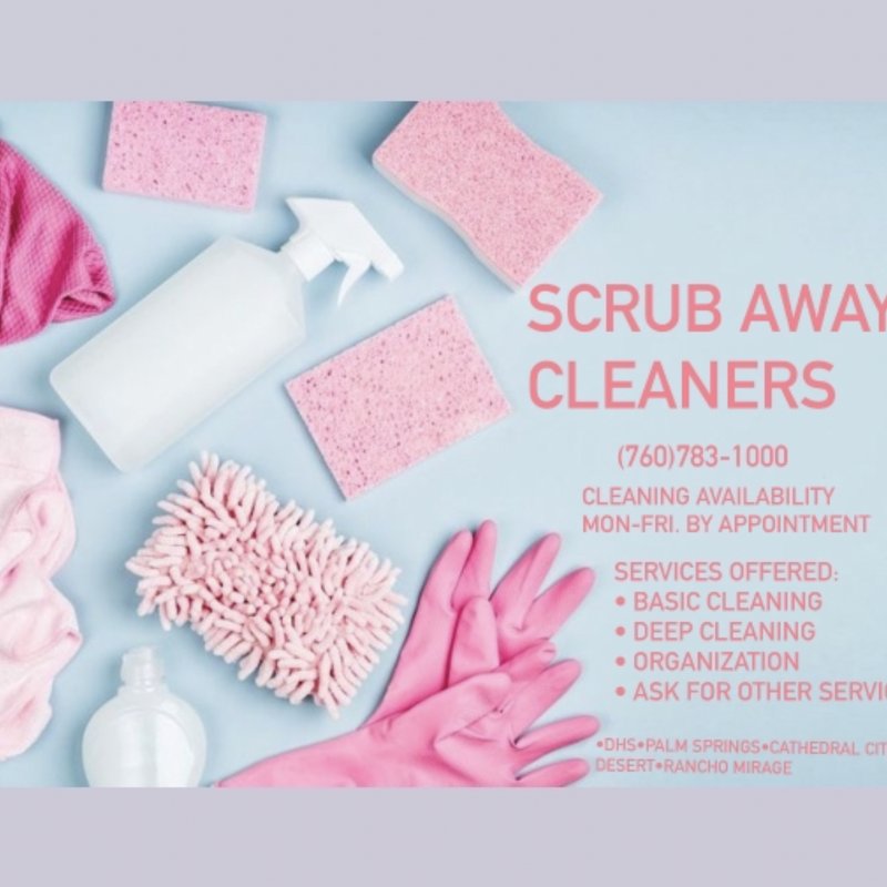 SCRUB AWAY CLEANERS Request a Quote Home Cleaning Desert Hot