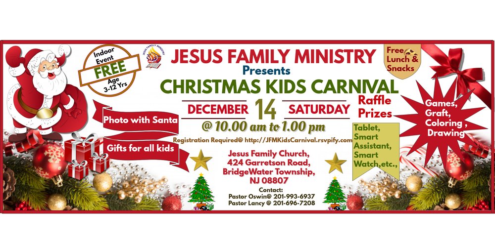 Christmas Kids Carnival @ Bridgewater NJ